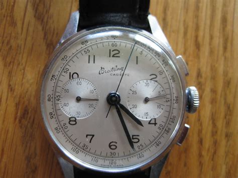 breitling cadette fake examples|Breitling Cadette from the 1950's .